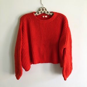 Anthropologie MOTH cropped sweater